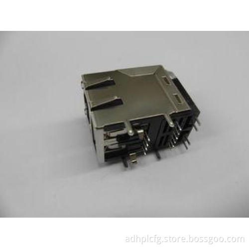 25.4mm Integrated 10/100M Tap Up 1-Port / RJ45 single port